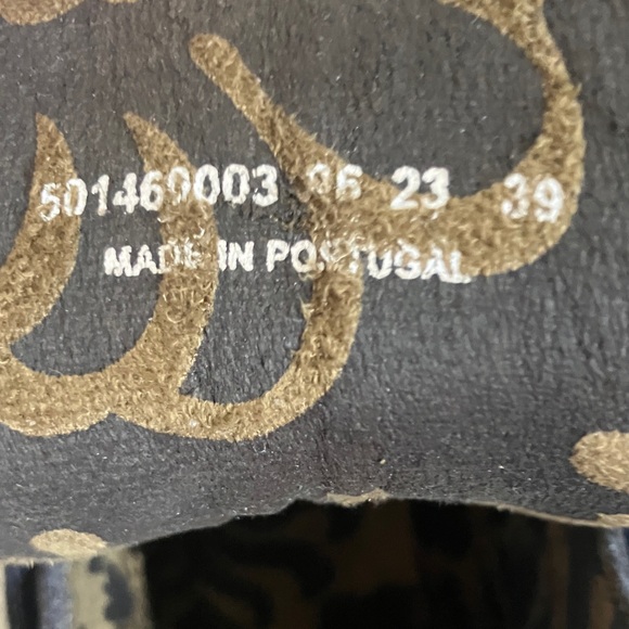 Fly London Black Lace Up Wedge Boots - Picture 7 of 7